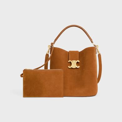 CELINE MEDIUM LOUISE BAG in SUEDE CALFSKIN.